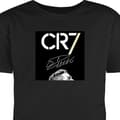 Børne T-shirt CR7 Ronaldo sort black 12-13 År