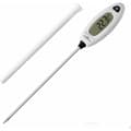 Digital kökstermometer med lång sond, 5 sekunders snabbavläsning, stor LCD-display, köttermometer, grillning, bakning, badvatten