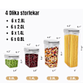 Miniatyrbild 2 av 4: 24-Pack Airtight Food Storage Containers with Lids - BPA Free