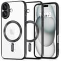 Kompatibelt iPhone 16-skal MagSafe - Transparent/Svart Transparent / svart Iphone 16