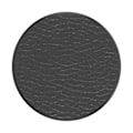 Miniatyrbild 1 av 5: POPSOCKETS Pebbled Vegan Läder Svart Avtagbart Grepp med Ställfunktion Premium