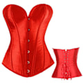 Pikkukuva 1 / 5: Korsetti Bustier Topit PUNAINEN punainen rode