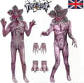 Stranger Things Demogorgon Monster Jumpsuits Set Halloween Cosplay Kostym Ny 180