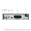 Miniatyrbilde 4 av 5: DVB-T2 HEVC 265 Digital TV-mottaker DVB-T2 265 1080p HD-dekoder USB Terrestrisk TV-mottaker EPG