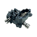 Miniatyrbilde 3 av 5: Bakre girkasse med gir for Xlf X03 X04 X03a X04a X-03 X-04 X05 X06 F10 F19 1/10 Rc bil reservedeler