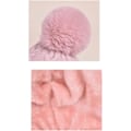 Miniatyrbilde 5 av 5: Dame Ett-Dels Slouchy Fleece Lue Skjerf Maske Varm Vinter Strikket Hatt Tykk Skull Skilue
