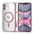 Miniatyrbilde 1 av 5: Tech-Protect iPhone 11 Mobilskall Magsafe Shine - Rosegull 50