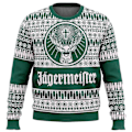 Miniatyrbilde 2 av 3: 2024 Bebetter Jagermeister Stygg Julegenser Pullover Herre 3D Sweatshirt Topper Høst- og vinterklær A 1 1 S