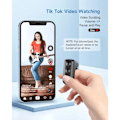 Miniatyrbillede 2 af 5: En sort Tiktok fjernbetjeningsring finger scroll fjernbetjening
