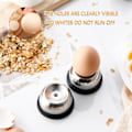 Miniatyrbilde 4 av 5: Eggeåpner verktøy eggehullstanser, rustfritt stål halvautomatisk eggeskall nålehullsbeater
