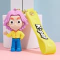 K-POP Demon Slayer nøglering vedhæng silikone dukke 2