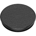 Pikkukuva 3 / 5: POPSOCKETS Pebbled Vegan Leather Musta Irrotettava Pito ja Teline Premium