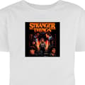 Stranger Things sci-fi mysteriumserie vit T-shirt, storlek S white s