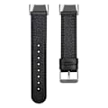 Miniatyrbillede 2 af 5: Læderarmbånd Fitbit Charge 5 armbånd læder Sort
