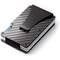 Miniatyrbillede 1 af 5: Kortholder i kulfiber RFID Sort - Julegave One size