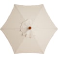 Miniatyrbillede 1 af 4: Parasol udskiftningsbetræk fra GVE - 6 ribber - Diameter 2 m - Vandtæt - UV-beskyttelse - Udskiftningsstof - Beige