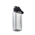 2 Liters Vattenflaska med Sugrör Black