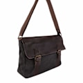Miniatyrbillede 3 af 4: Canvas skuldertaske Sort Black one size