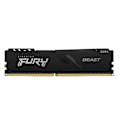 Miniatyrbild 1 av 4: Kingston FURY Beast, 8GB DDR4, 2666MHz CL16 svart