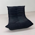 Miniatyrbild 4 av 5: Togo Ensitssoffa - Svart - Ingen montering, Ergonomiskt helkroppsstöd, högdensitets fjädrande skum, Premium Soft-Touch-klädsel svart