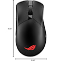 Miniatyrbild 2 av 7: ASUS ROG Gladius III trådlös AimPoint-spelmus, anslutning 36000 DPI-sensor, ROG SpeedNova, utbytbara switchar, Paracord-kabel, svart svart