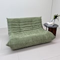 Miniatyrbild 4 av 5: Togo Loveseat Sofa - Foliage Green - Ready-to-Use, Ergonomic Comfort, Double-Layer Foam, Premium Soft-Touch Fabric grön
