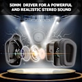 Miniatyrbild 7 av 8: Gaming Headset ONIKUMA K20 Svart Over-Ear Trådbundet Headset svart