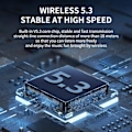 Miniatyrbild 9 av 9: Cyboris S10 Split Bluetooth-högtalare svart