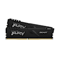 Miniatyrbild 1 av 3: Kingston FURY Beast, 16X2(32) GB DDR4, 3600MHz CL16 Dual Channel Kit svart