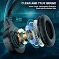 Miniatyrbild 3 av 8: Gaming Headset ONIKUMA X15 PRO Svart Over-Ear Trådbundet Headset svart