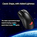 Miniatyrbild 5 av 7: ASUS ROG Gladius III trådlös AimPoint-spelmus, anslutning 36000 DPI-sensor, ROG SpeedNova, utbytbara switchar, Paracord-kabel, svart svart