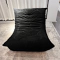Miniatyrbild 2 av 5: Togo Ensitssoffa - Svart - Ingen montering, Ergonomiskt helkroppsstöd, högdensitets fjädrande skum, Premium Soft-Touch-klädsel svart