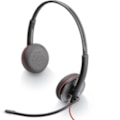 Miniatyrbild 2 av 2: Headset med mikrofon Plantronics Blackwire C3225 Svart Over-Ear Trådbundet Headset svart