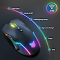 Miniatyrbild 3 av 8: ONIKUMA CW905 Trådlös RGB Svart Bluetooth USB 3600 DPI Spelmus svart