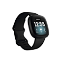 Miniatyrbild 1 av 2: Smartwatch Fitbit Versa 3 Dial Black 40mm Sports GPS watch with silicone strap svart