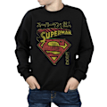 Miniatyrbild 3 av 5: DC Comics Pojkar Superman Shield Sweatshirt 5-6 År Svart Black 5-6 Years