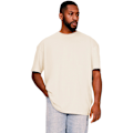 Miniatyrbild 1 av 3: Casual Classics Herr Core Ringspun Bomull Tall Oversized T-Shir Ecru XL
