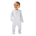 Miniatyrbild 3 av 3: Babybugz Baby Organic Sleepsuit 3-6 månader Vit White 3-6 Months
