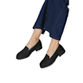 Miniatyrbild 3 av 3: Dorothy Perkins Damskor/Kvinnors Leoni Bred Penny Loafers 9 UK Natur Natural Black 9 UK
