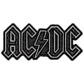 Miniatyrbild 1 av 2: AC/DC Vävd Logotyp Strykjärnslapp En Storlek Svart Black One Size