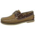Miniatyrbild 2 av 4: Dek Moccasin Båtskor 10 UK Brun Nubuck/Läder Brown Nubuck/Leather 10 UK