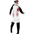 Miniatyrbild 1 av 3: Smiffys Deluxe Zombie Panda Kroppsdräkt för Män L Svart/Vit Black/White L