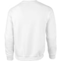 Miniatyrbild 2 av 2: Gildan DryBlend Set-in Crew Neck Sweatshirt för vuxna (13 färger) White 2XL