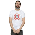 Miniatyrbild 2 av 3: Marvel Herr Captain America Sketched Shield T-Shirt XL Vit White XL
