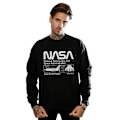 Miniatyrbild 2 av 3: NASA Herr Space Shuttle Sweatshirt M Svart Black M