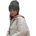 Miniatyrbild 2 av 3: Beechfield Cuffed Oversized Beanie One Size Charcoal Charcoal One Size