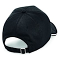 Miniatyrbild 2 av 2: Beechfield Vuxen Unisex Authentic 5 Panel Piped Peak Cap One S Black/White One Size