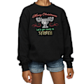 Miniatyrbild 3 av 5: National Lampoon's Christmas Vacation Girls Moose Head Sweatshirt Black 7-8 Years