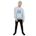 Miniatyrbild 4 av 5: Disney Herr Nightmare Before Christmas Färgspray Carers Sweatshirt Sports Grey XL