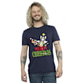 Miniatyrbild 2 av 3: Tom And Jerry Herr Merry Christmas Baubles T-shirt 4XL Marinblå Navy Blue 4XL